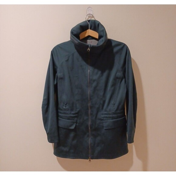 Lululemon &go Cityfarer Anorak Dark Fuel / Heathered Slate Green Jacket Size 4 - Picture 5 of 13